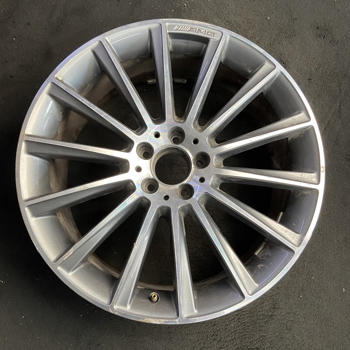 20" MERCEDES S-CLASS 14 222 Type; S550, 20x8.5, 14 spoke Original OEM Wheel Rim - Additional View