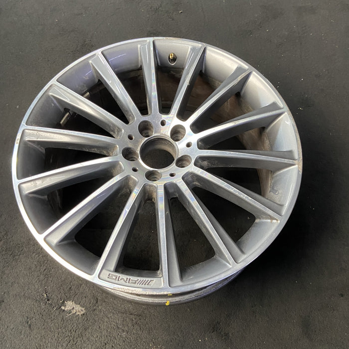20" MERCEDES S-CLASS 14 222 Type; S550, 20x8.5, 14 spoke Original OEM Wheel Rim - View 8