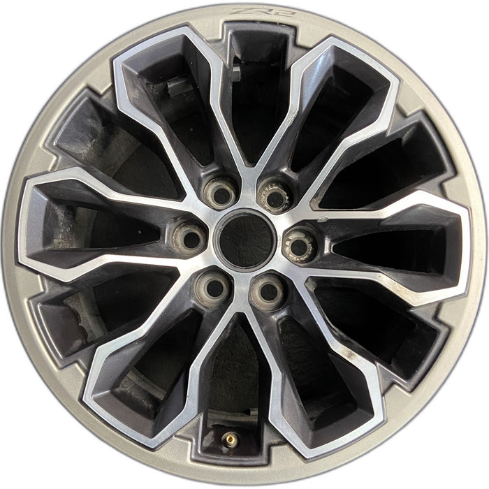 17" COLORADO 17-19 17x8, 6 Y spoke Original OEM Wheel Rim - Front View