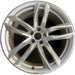 20" AUDI A7 16-18 20x9 , 5 double spoke, silver finish Original OEM Wheel Rim - Front View