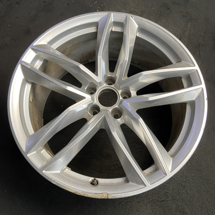 20" AUDI A7 16-18 20x9 , 5 double spoke, silver finish Original OEM Wheel Rim - View 7