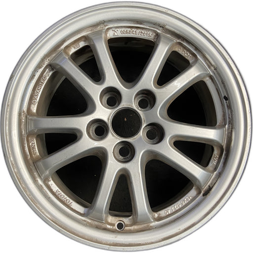 15" COROLLA 20 Sedan, 15x6.5 Original OEM Wheel Rim - Front View