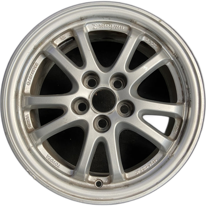 15" COROLLA 20 Sedan, 15x6.5 Original OEM Wheel Rim - Front View