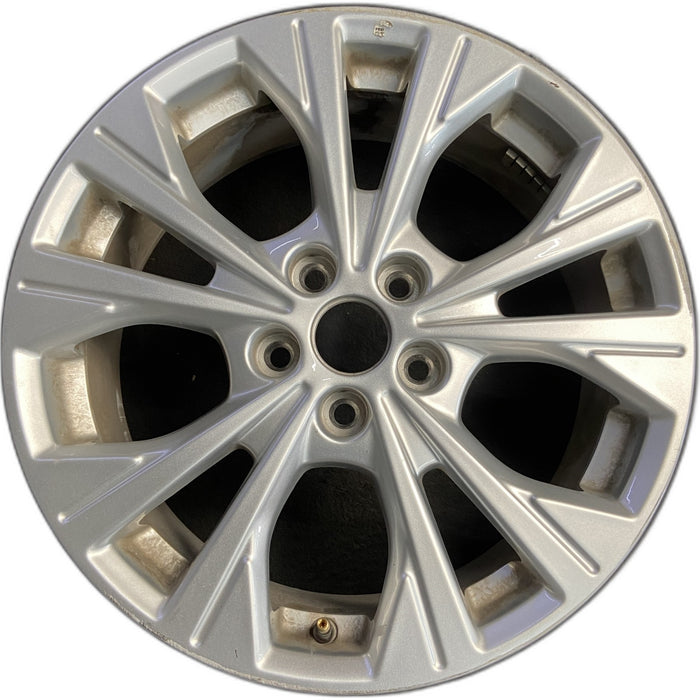 17" ESCAPE 23-24 17x7, aluminum Original OEM Wheel Rim - Front View