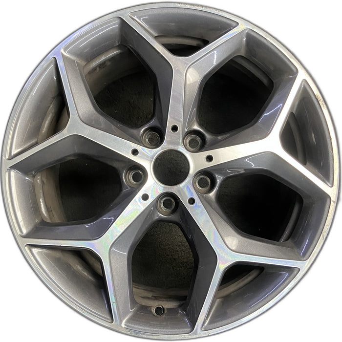 18" BMW X1 16-20 18x7.5 , , solid Y spoke Original OEM Wheel Rim - Front View