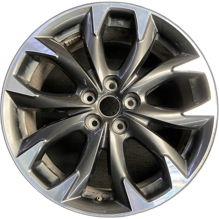 19" MAZDA CX-5 16 aluminum, 19x7, , Original OEM Wheel Rim - Front View