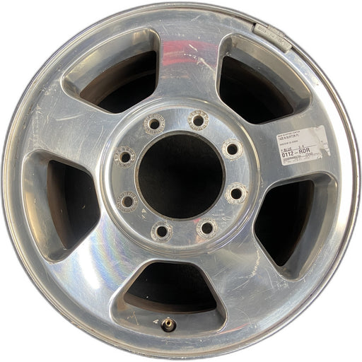 17" FORD F250SD PICKUP 05-07 17x7.5 , 5 spoke, aluminum, Original OEM Wheel Rim - Front View