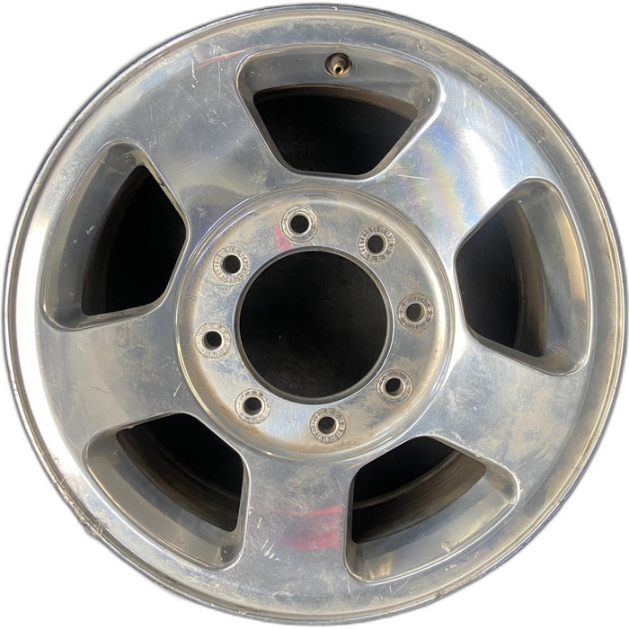 17" FORD F250SD PICKUP 05-07 17x7.5 , 5 spoke, aluminum, Original OEM Wheel Rim - Front View