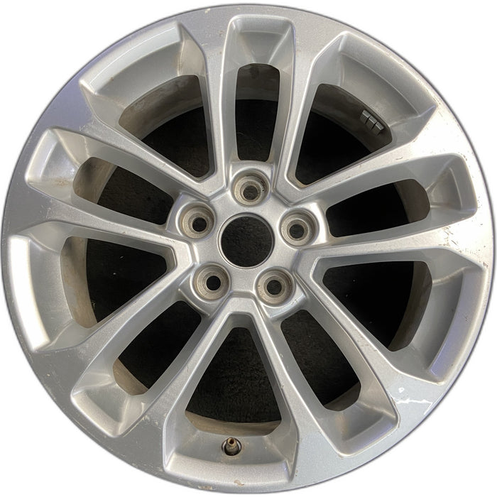 17" ESCAPE 20 17x7, aluminum, , silver Original OEM Wheel Rim - Front View