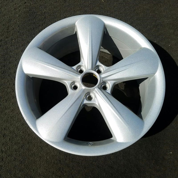18" MUSTANG 13-14 18x8 , 5 spoke Original OEM Wheel Rim - Side Profile