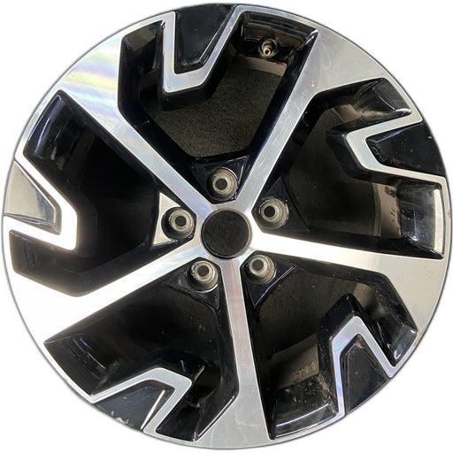 18" SPORTAGE 23-25 gasoline, 18x7.5 , machined face Original OEM Wheel Rim - Front View