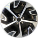 18" SPORTAGE 23-25 gasoline, 18x7.5 , machined face Original OEM Wheel Rim - Front View