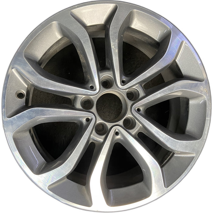17" MERCEDES C-CLASS 15 205 Type; , C300, 17x7, 10 spoke Original OEM Wheel Rim - Front View