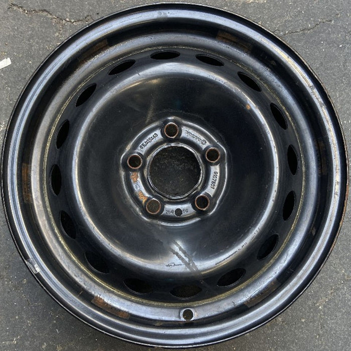 15" VOLVO 60 SERIES 01-07 15x6.5, steel Original OEM Wheel Rim - Front View