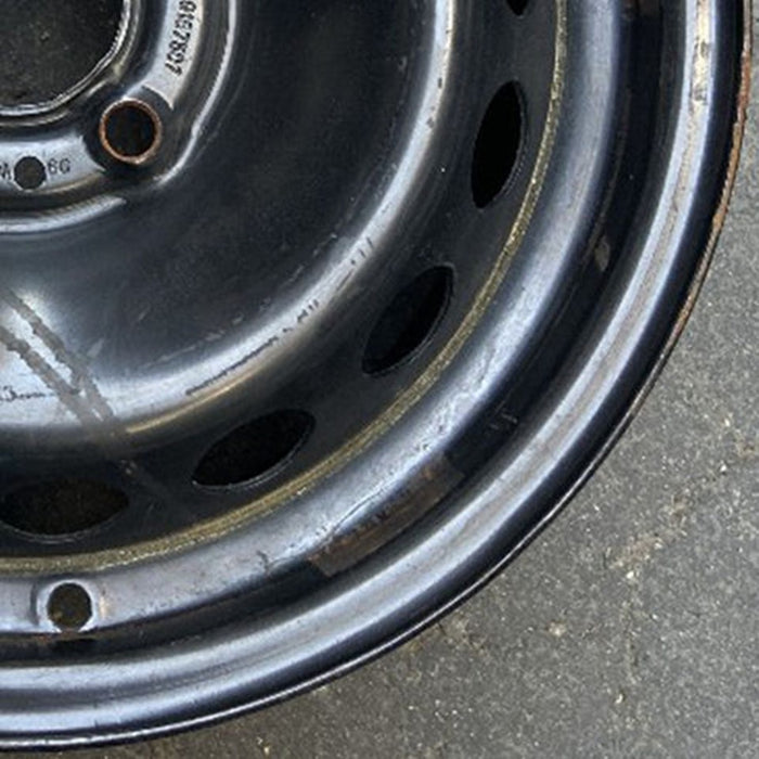 15" VOLVO 60 SERIES 01-07 15x6.5, steel Original OEM Wheel Rim - Back View
