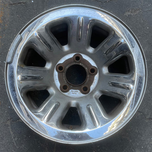15" RANGER 00 15x7, steel , chrome, solid Original OEM Wheel Rim - Front View