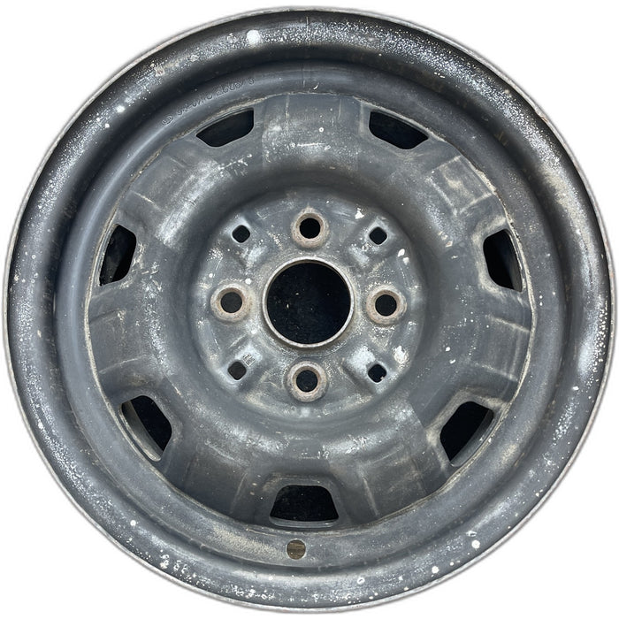 13" CELICA 86 13x5.5, steel, 7 hole Original OEM Wheel Rim - Front View