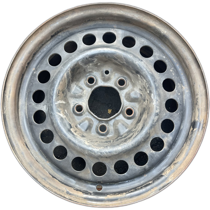 15" ALERO 99-04 15x6, steel Original OEM Wheel Rim - Front View