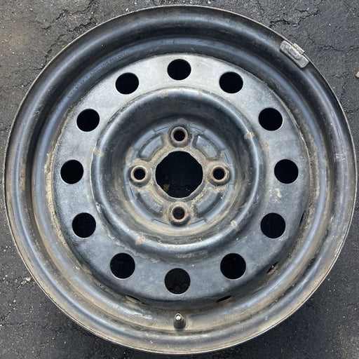 15" SATURN S SERIES 93-02 15x6, steel Original OEM Wheel Rim - Front View