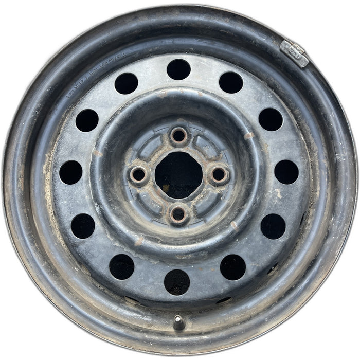 15" SATURN S SERIES 93-02 15x6, steel Original OEM Wheel Rim - Front View