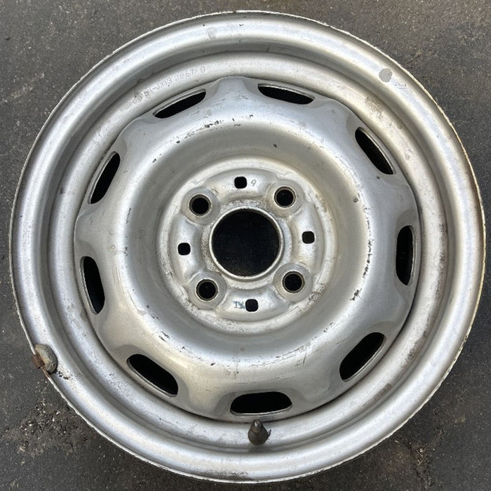 13" CELICA 86-87 13x5.5, steel, 9 hole Original OEM Wheel Rim - Front View