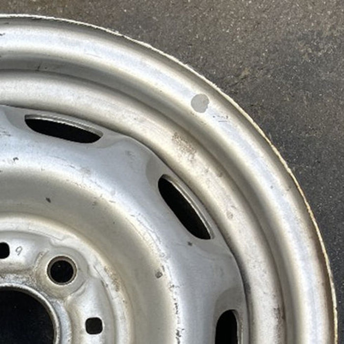 13" CELICA 86-87 13x5.5, steel, 9 hole Original OEM Wheel Rim - Close-Up Detail