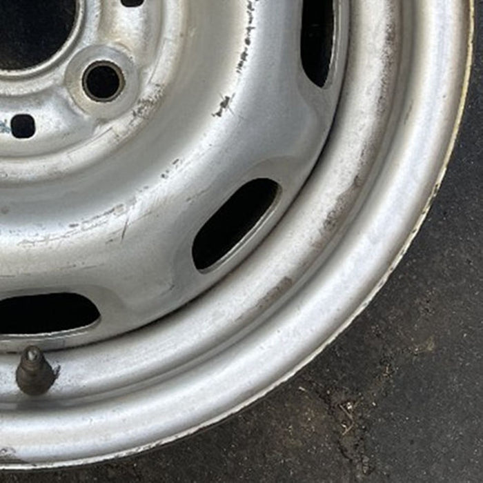 13" CELICA 86-87 13x5.5, steel, 9 hole Original OEM Wheel Rim - Back View