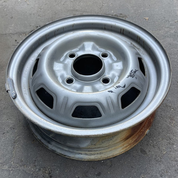 13" 310 79-82 13x4.5, silver colored Original OEM Wheel Rim - View 7
