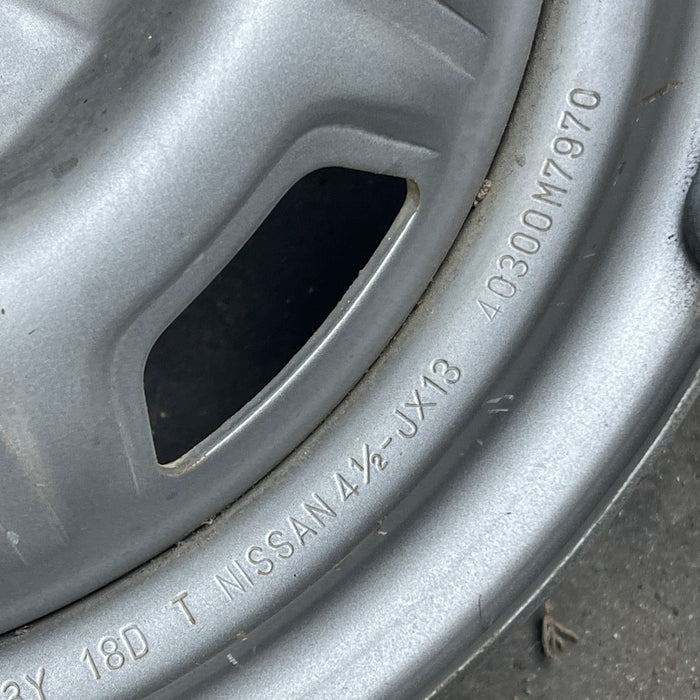 13" 310 79-82 13x4.5, silver colored Original OEM Wheel Rim - View 9