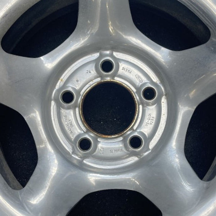 14" RANGER 98 14x6, steel, 5 slots Original OEM Wheel Rim - Angle View