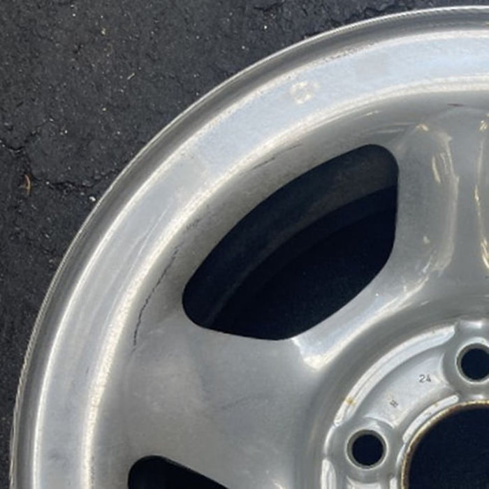 14" RANGER 98 14x6, steel, 5 slots Original OEM Wheel Rim - Side Profile