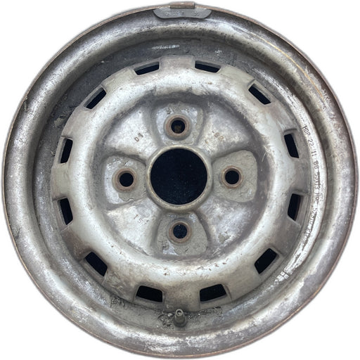 13" EXCEL 86-89 13x5, steel Original OEM Wheel Rim - Front View