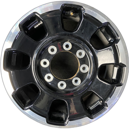 18" FORD F250SD PICKUP 23-24 18x8, aluminum, 8 spoke, single spoke, dark gray - Front View