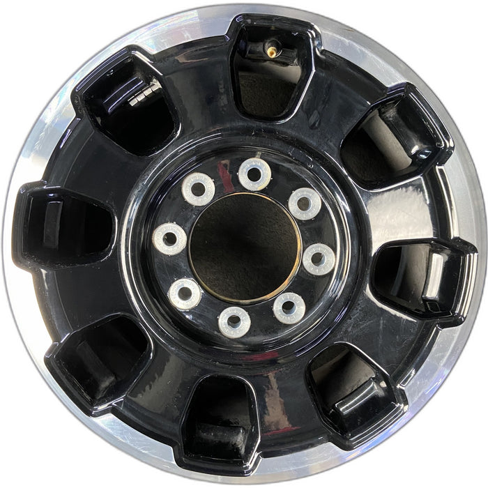 18" FORD F250SD PICKUP 23-24 18x8, aluminum, 8 spoke, single spoke, dark gray - Front View