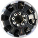 18" FORD F250SD PICKUP 23-24 18x8, aluminum, 8 spoke, single spoke, dark gray - Front View