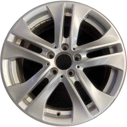 17" MERCEDES C-CLASS 12 204 Type; C250, 17x7.5, 10 spoke, w/o AMG; fluted - Front View