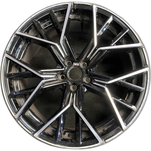 20" M8 20-21 20x9.5, 20 spoke , w/o competition package Original OEM Wheel Rim - Front View
