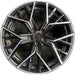 20" M8 20-21 20x9.5, 20 spoke , w/o competition package Original OEM Wheel Rim - Front View