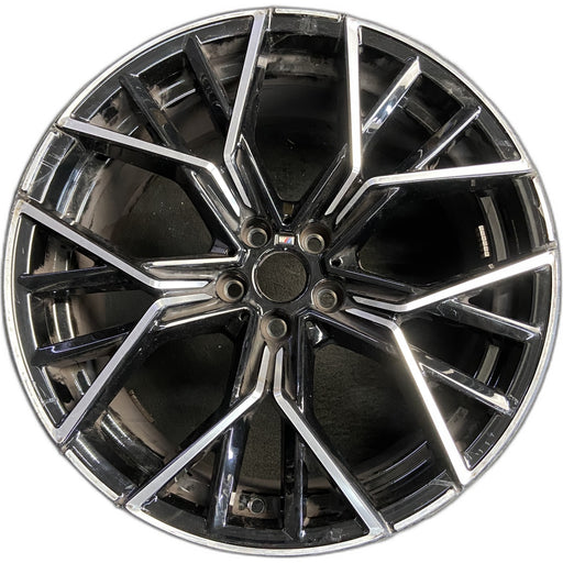 20" M8 20-21 20x9.5, 20 spoke , w/o competition package Original OEM Wheel Rim - Front View