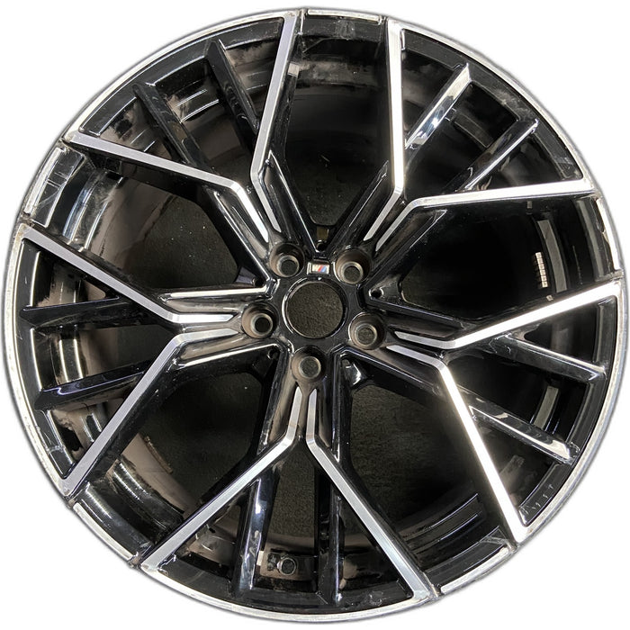20" M8 20-21 20x9.5, 20 spoke , w/o competition package Original OEM Wheel Rim - Front View