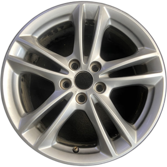 17" FUSION 15-16 17x7.5, , 5 split spokes, Energi Titanium Original OEM Wheel - Front View