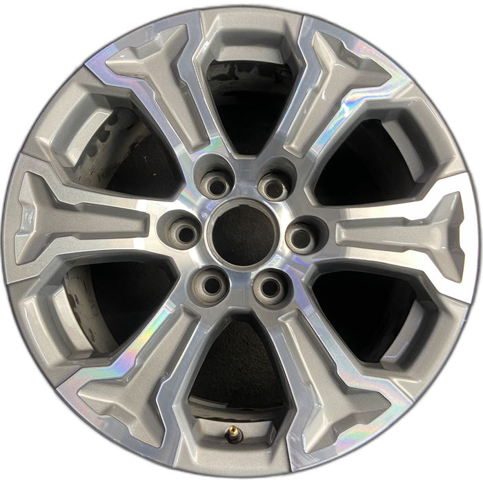 18" SIERRA 1500 PICKUP 19 , 18x8.5, 6 spoke Original OEM Wheel Rim - Front View