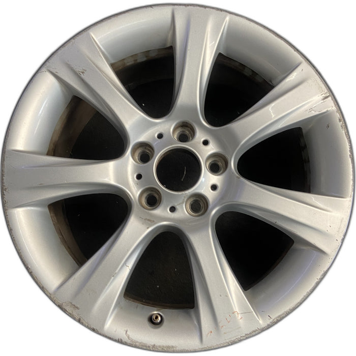 18" BMW 320i 12-13 , 18x8 , 7 spoke Original OEM Wheel Rim - Front View