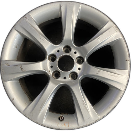 18" BMW 320i 12-13 , 18x8 , 7 spoke Original OEM Wheel Rim - Front View