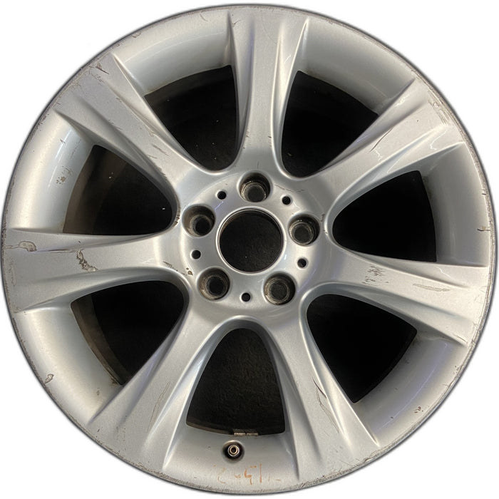 18" BMW 320i 12-13 , 18x8 , 7 spoke Original OEM Wheel Rim - Front View