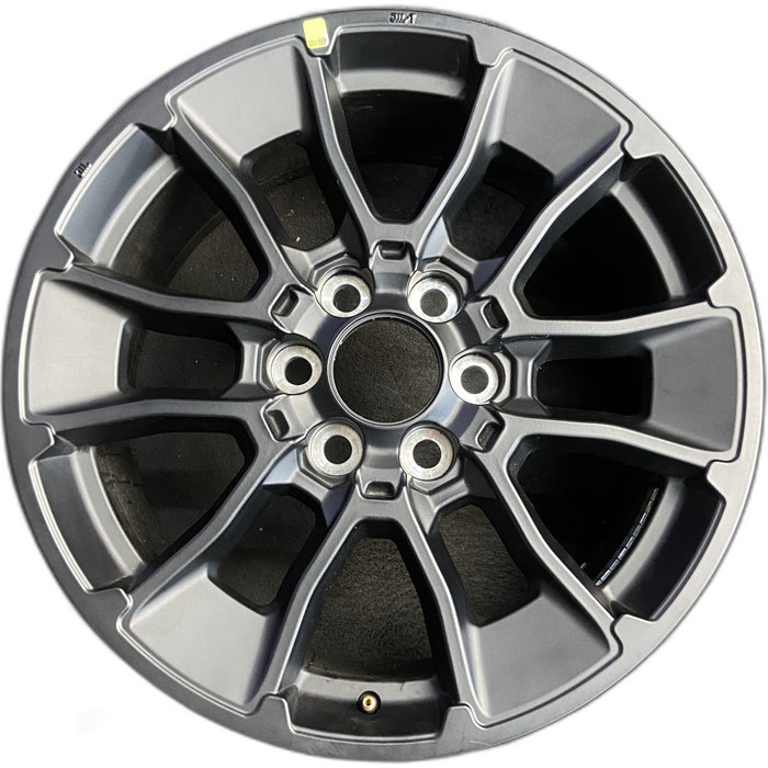 20" SEQUOIA 24-25 20x8, 6 Y spoke, black Original OEM Wheel Rim - Front View