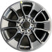 20" SEQUOIA 24-25 20x8, 6 Y spoke, black Original OEM Wheel Rim - Front View