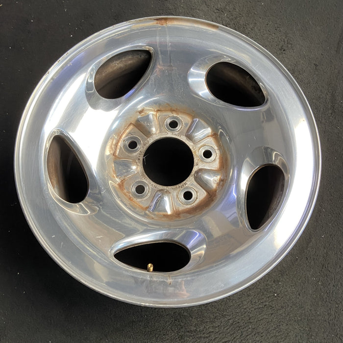 16" FORD F150 PICKUP 00 14mm lug , 16x7, aluminum, 5 swirl spokes Original OEM - View 7