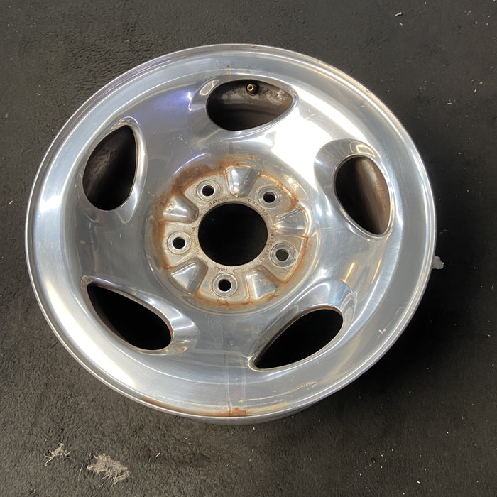 16" FORD F150 PICKUP 00 14mm lug , 16x7, aluminum, 5 swirl spokes Original OEM - View 8