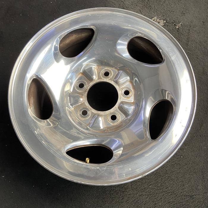 16" FORD F150 PICKUP 00 14mm lug , 16x7, aluminum, 5 swirl spokes Original OEM - View 7